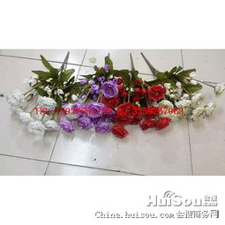 广州市树脂工艺品仿真花批发价格详解 玫瑰、绣球花与兰花选购指南